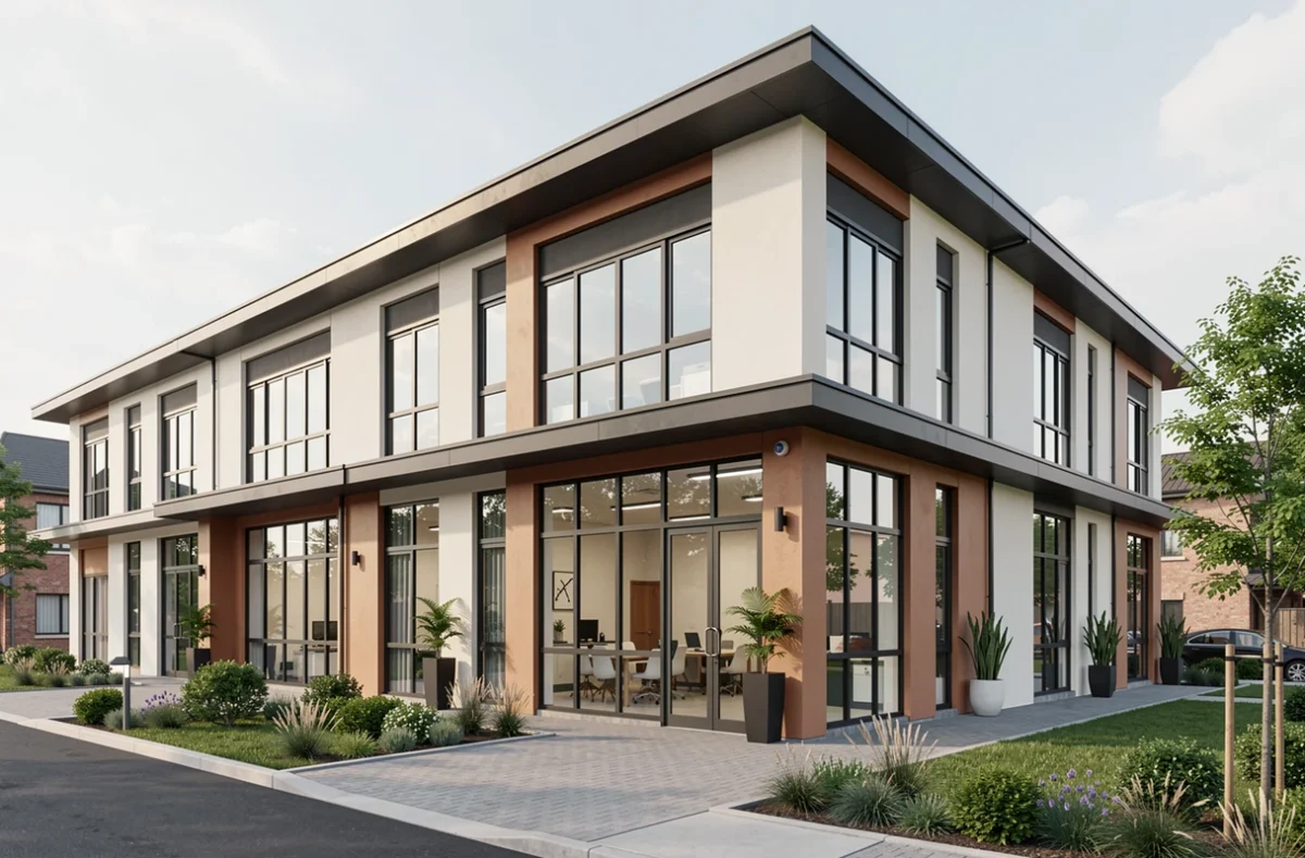 Bureaux d'entreprise financés en crédit-bail immobilier