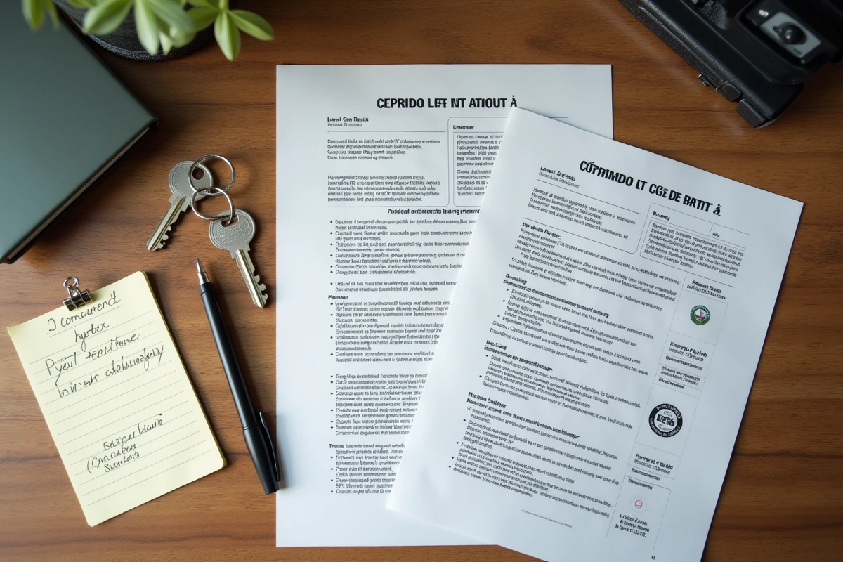 Comparaison entre une annonce Le Bon Coin et un contrat d'agence immobilière pour une location dans le Nord